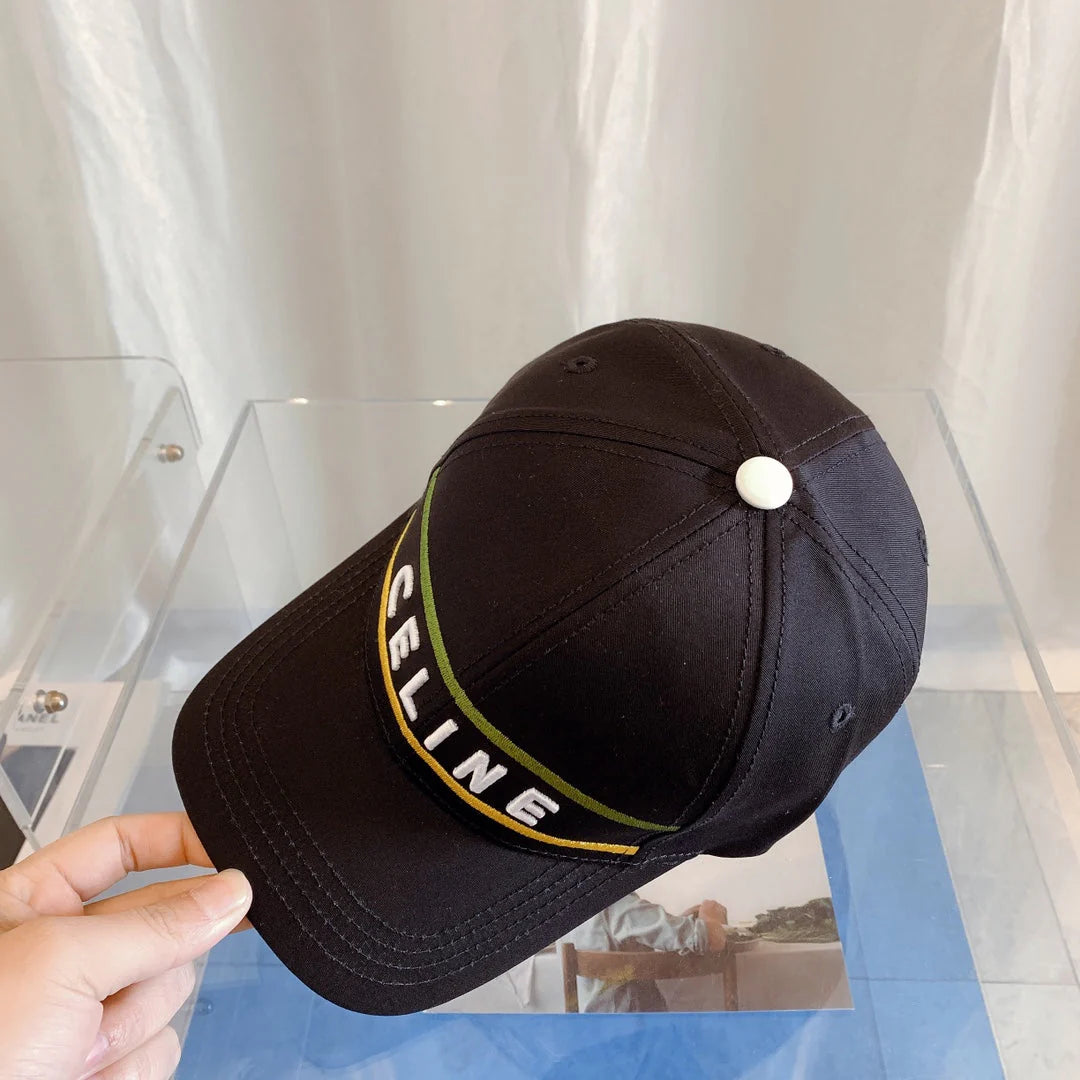 Versatile Embroidered Letter Baseball Cap