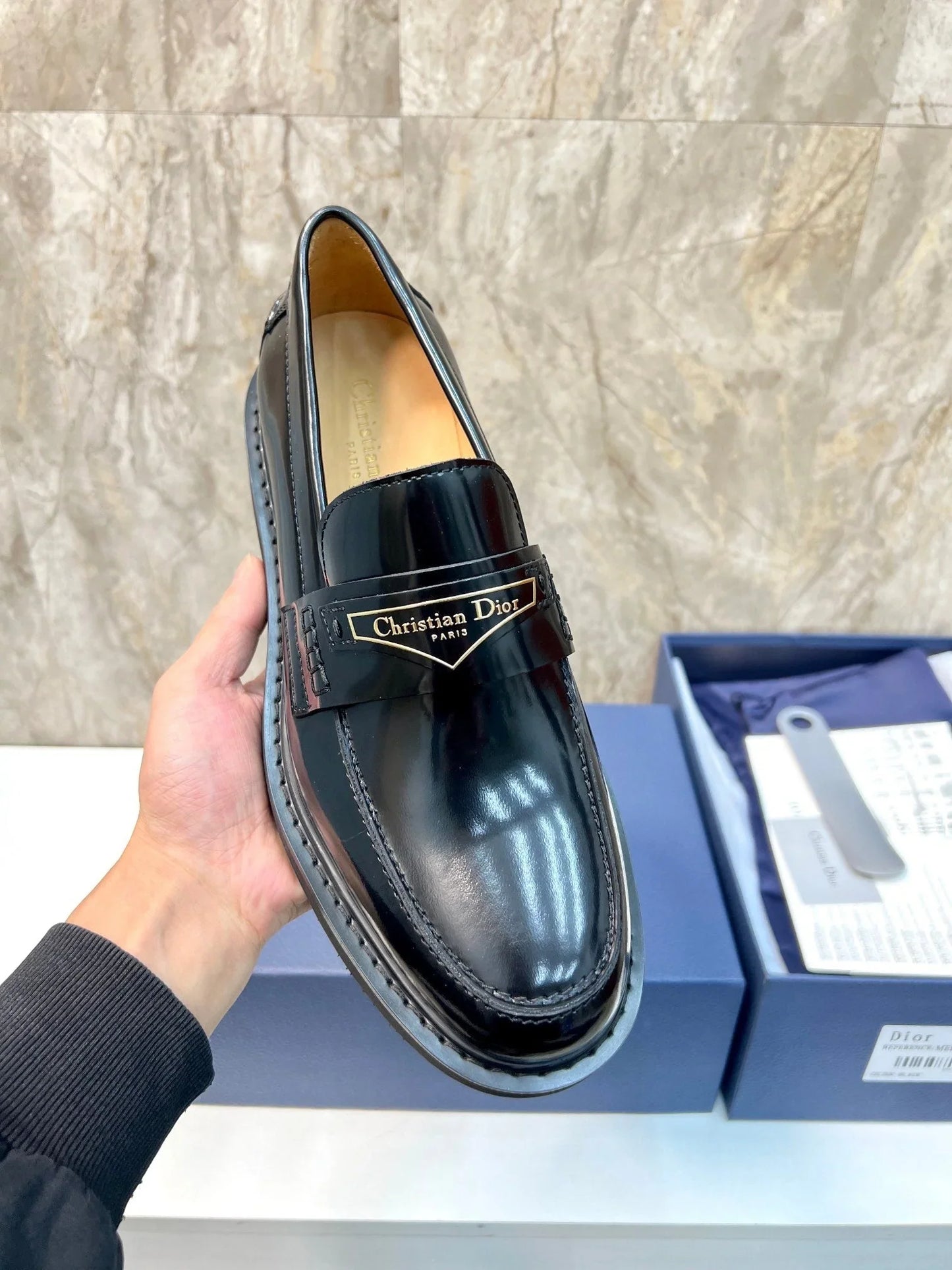 D Brogues Derby Leather Shoes