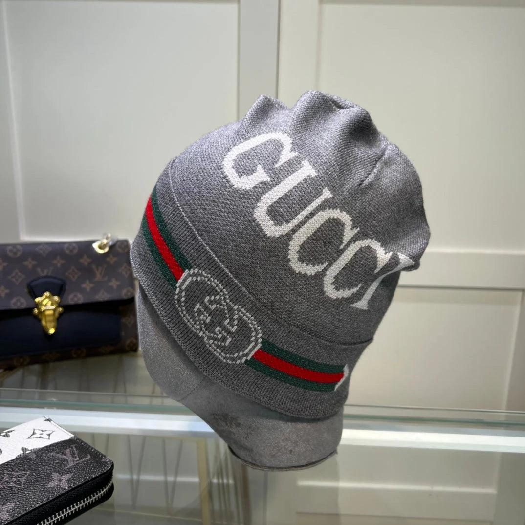 5 Colors Letter Jacquard Knit Cap