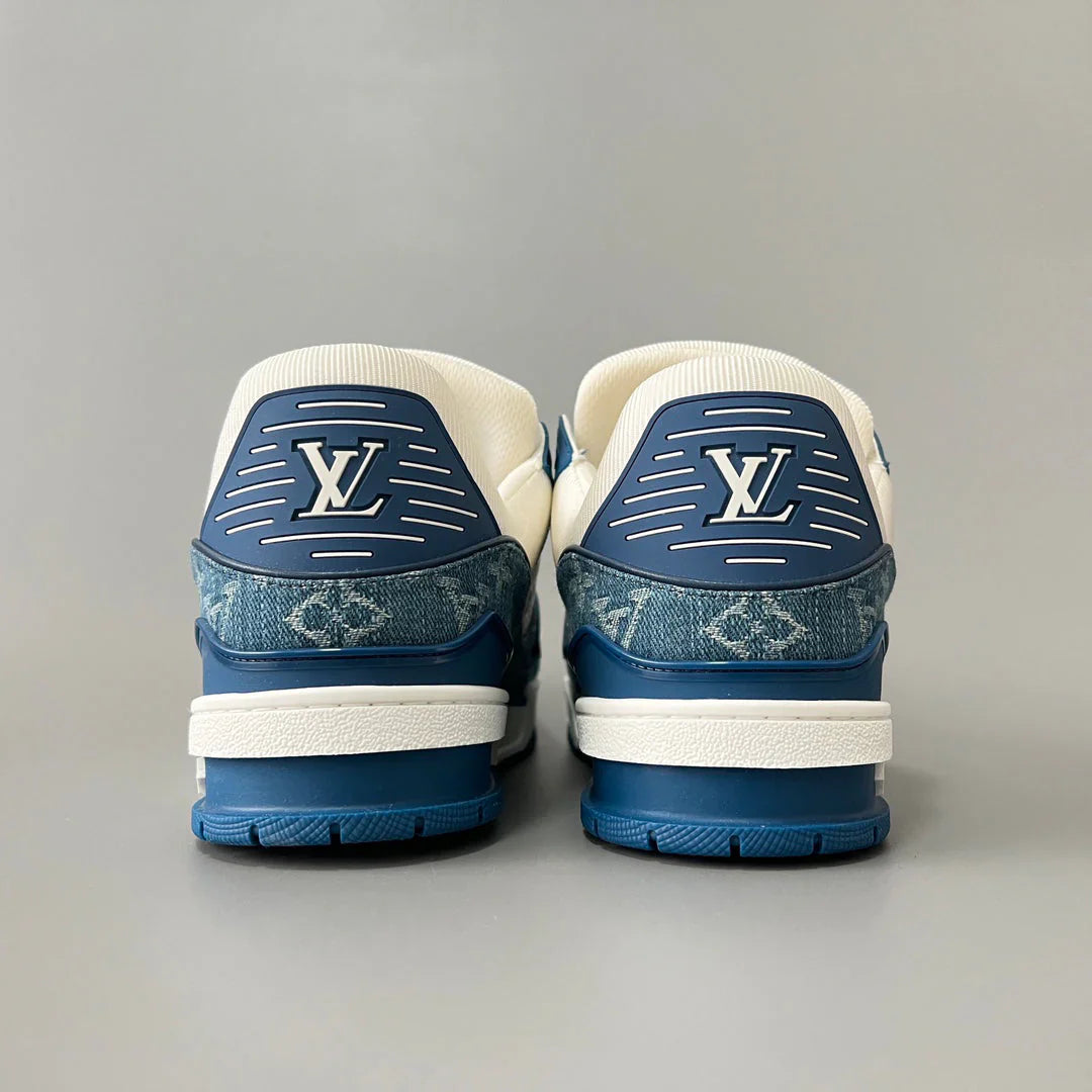 Denim shoes with brand logo on the side
