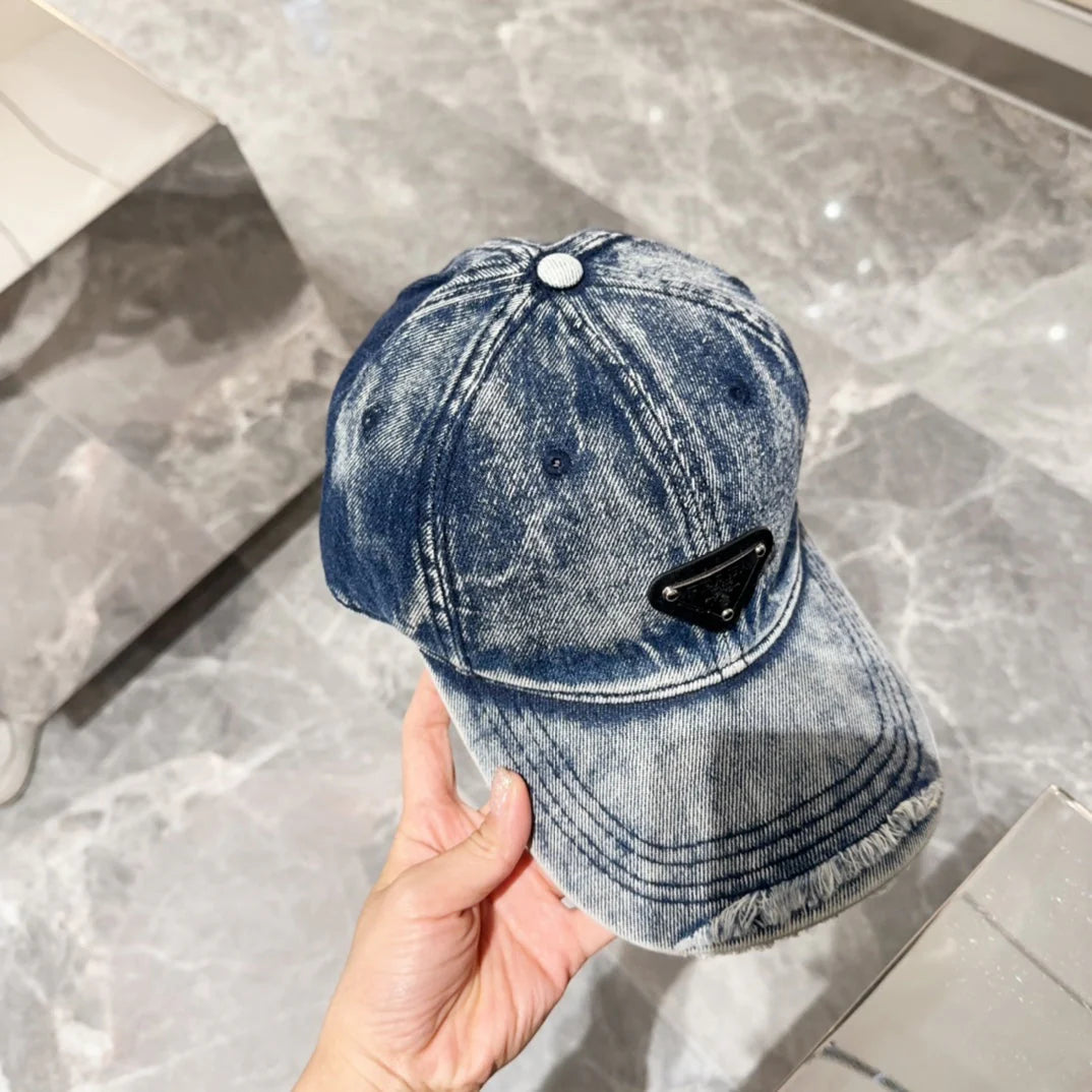 2024   Triangle Label Cowboy Baseball Cap