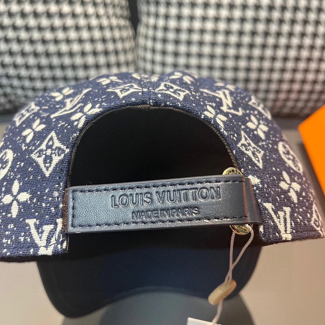 Canvas Patchwork Leather Baseball Cap