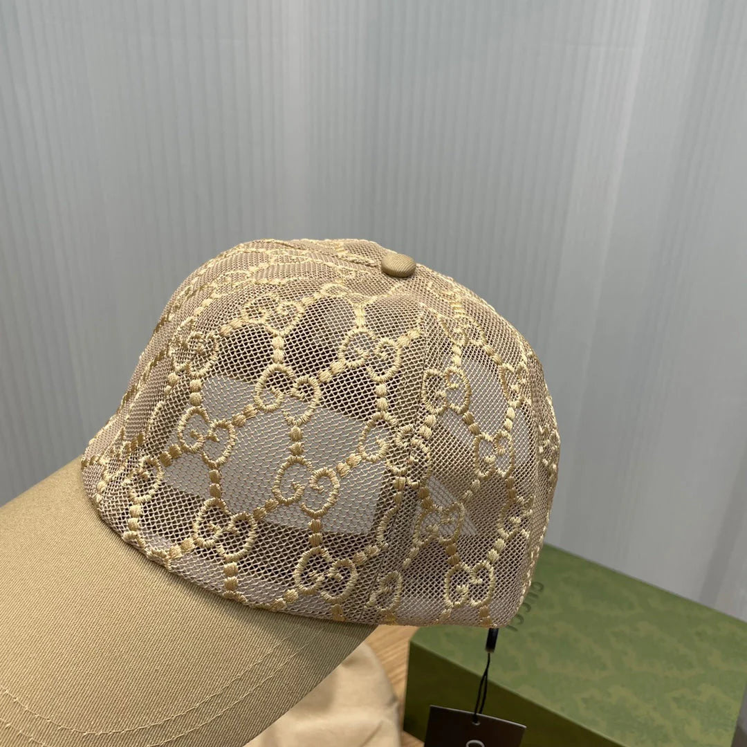 Breathable Embroidered Lace Baseball Cap