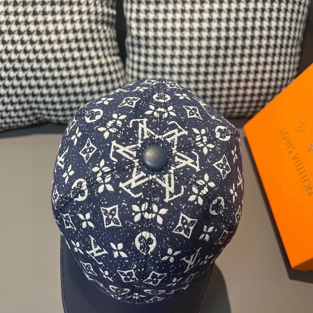 Canvas Patchwork Leather Baseball Cap