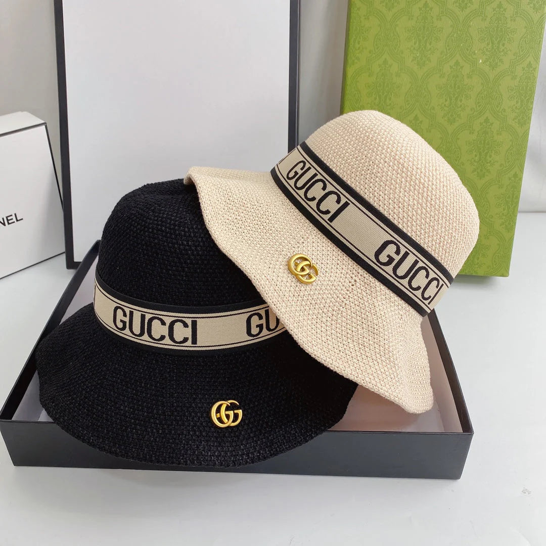 Ice Silk Hemp Wave Bucket Hat