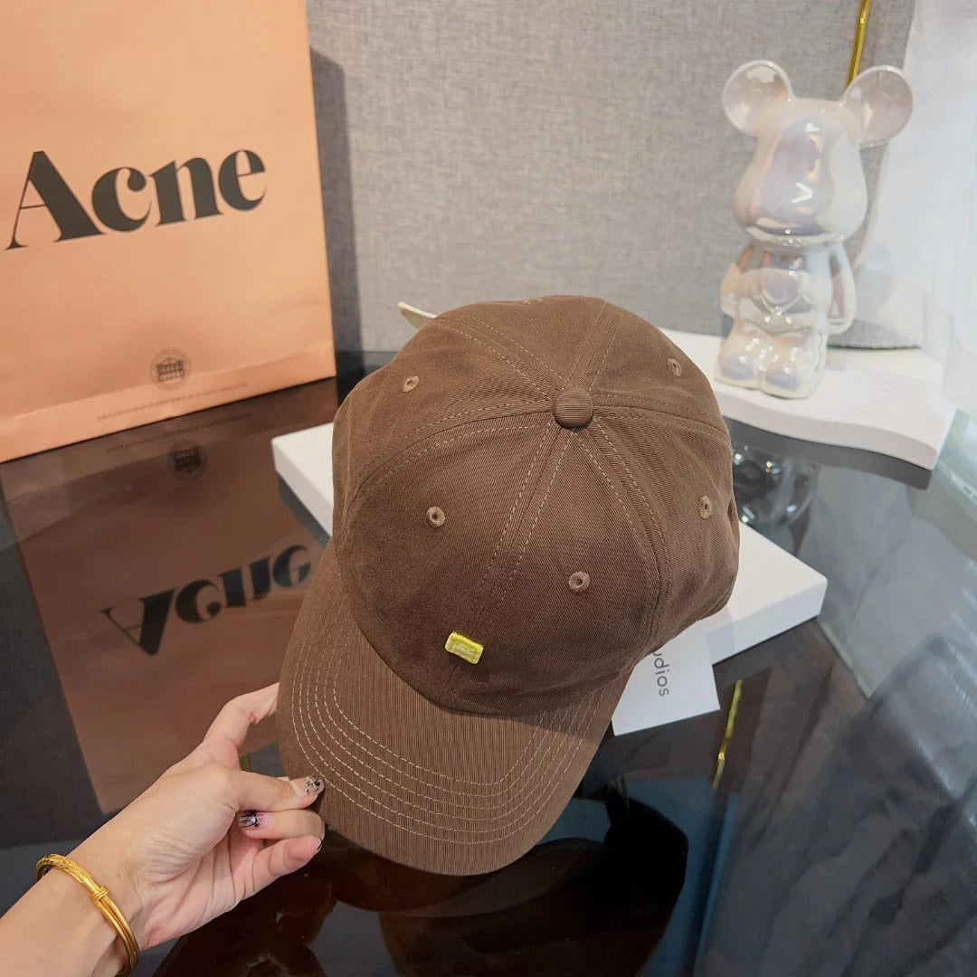 2024 New Small Square Smiley Baseball Hat