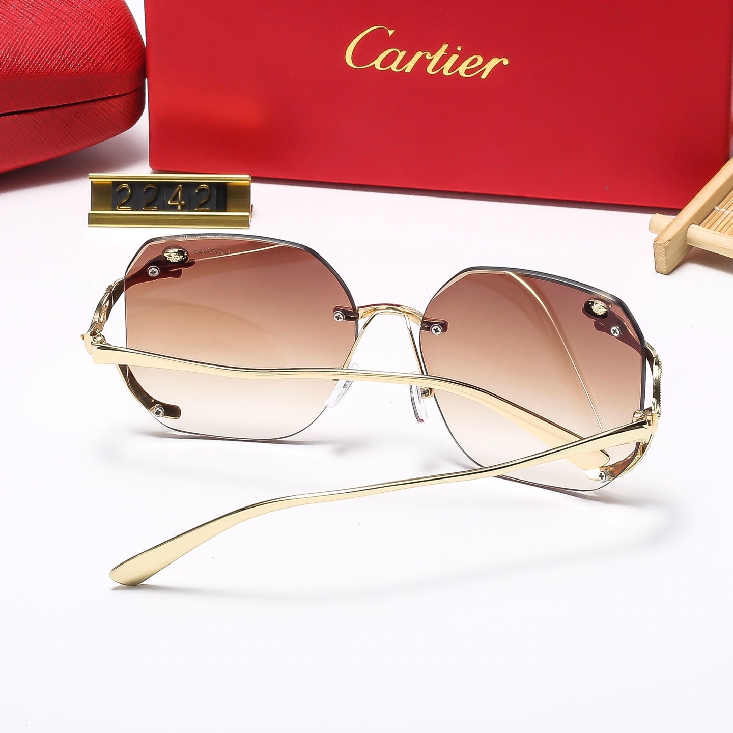 Fashion leopard head Sunglasses 2242