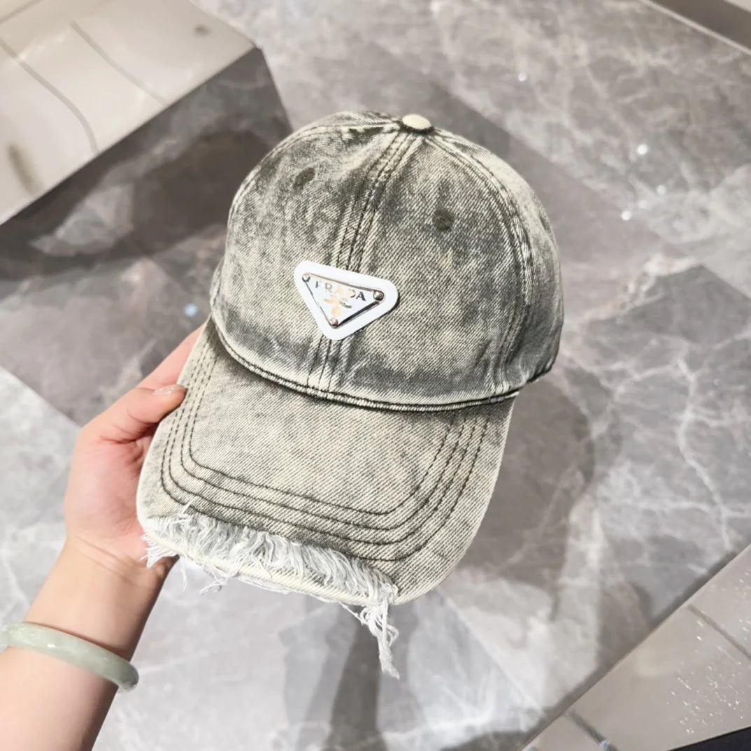 2024   Triangle Label Cowboy Baseball Cap