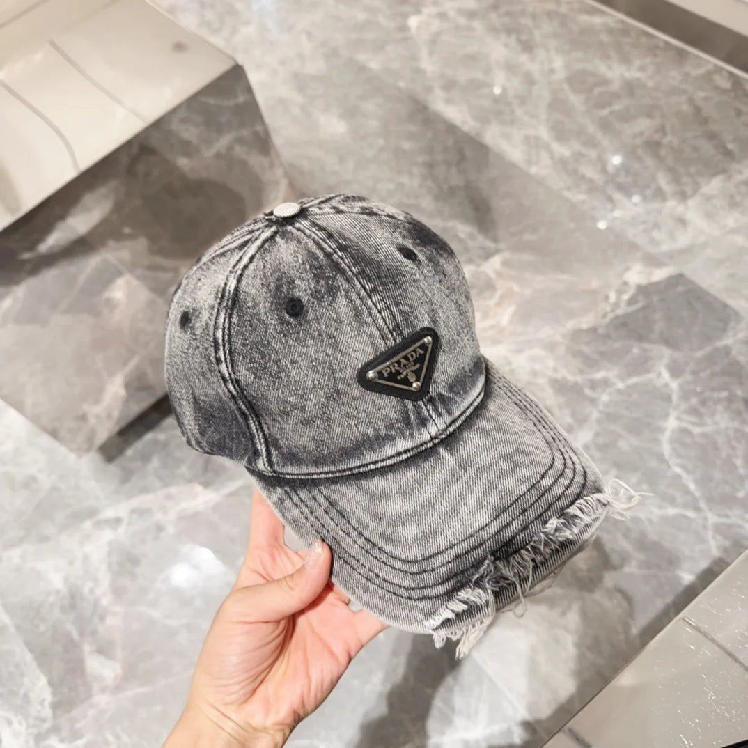 2024   Triangle Label Cowboy Baseball Cap