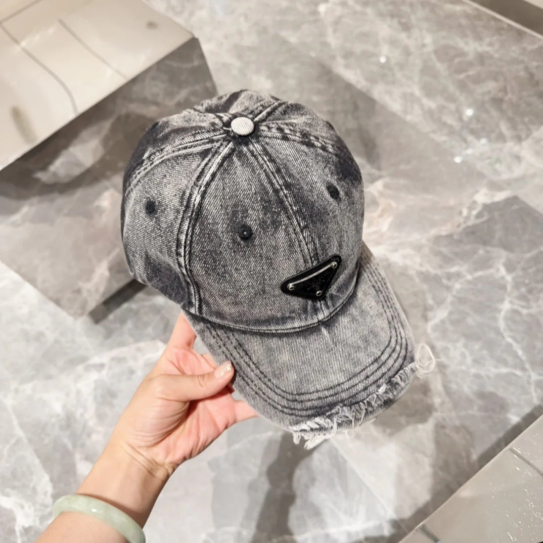 2024   Triangle Label Cowboy Baseball Cap
