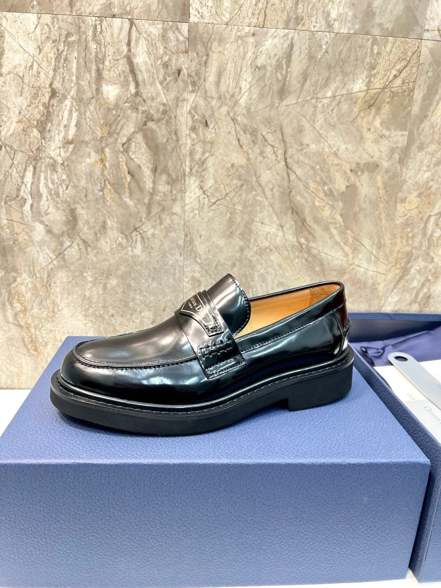 D Brogues Derby Leather Shoes