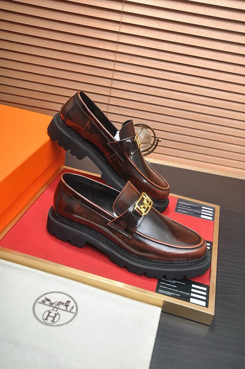 H Classic Casual Leather Shoes