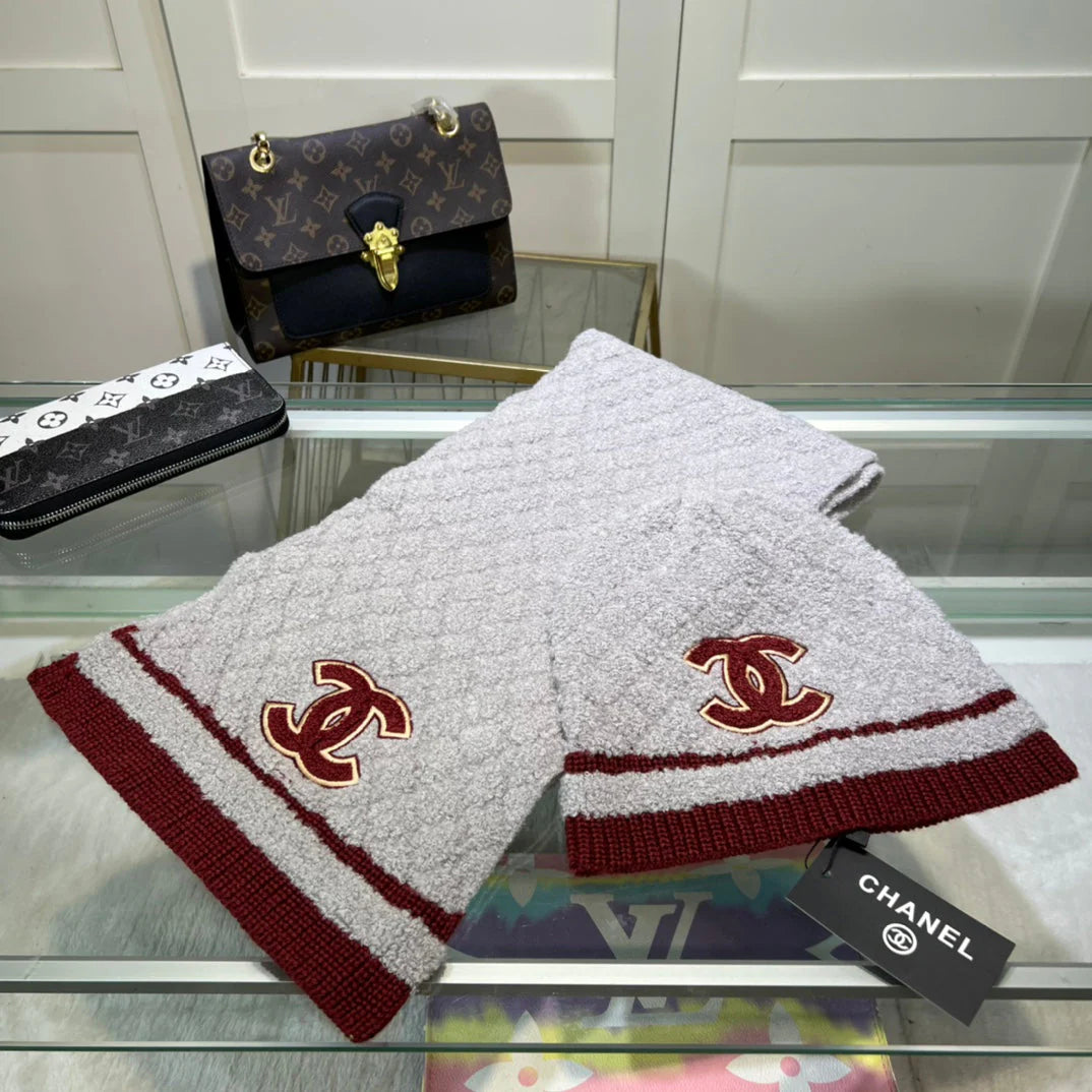 Elegant Cashmere Hat + Scarf Set