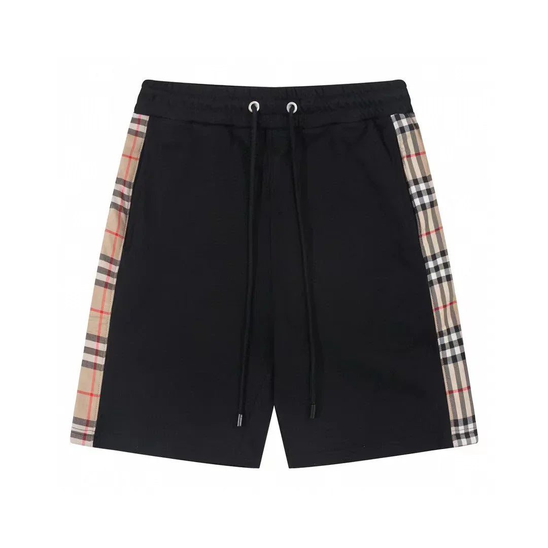 250212 Classic ribbon patchwork knitted cotton shorts