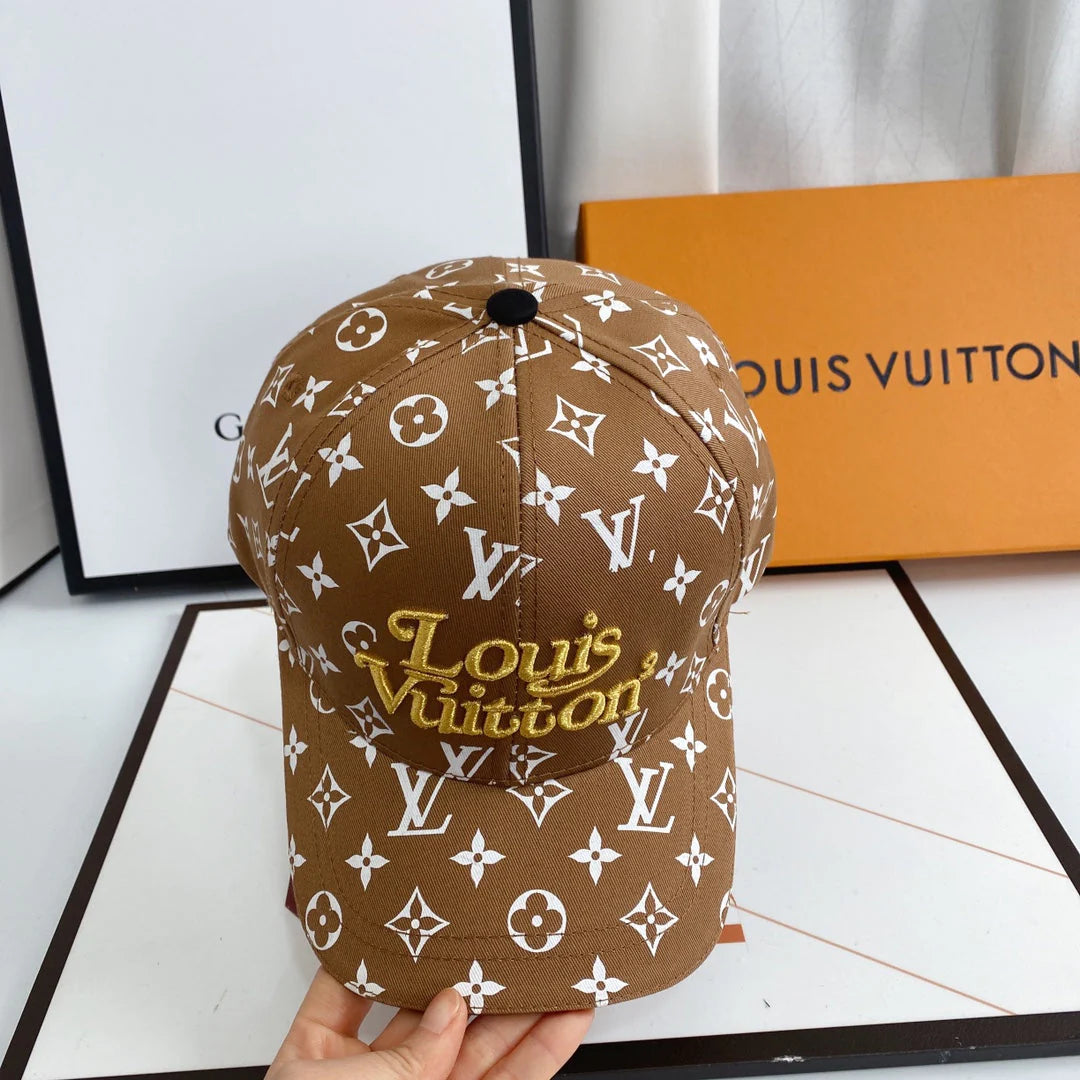 Print Embroidered letter baseball cap