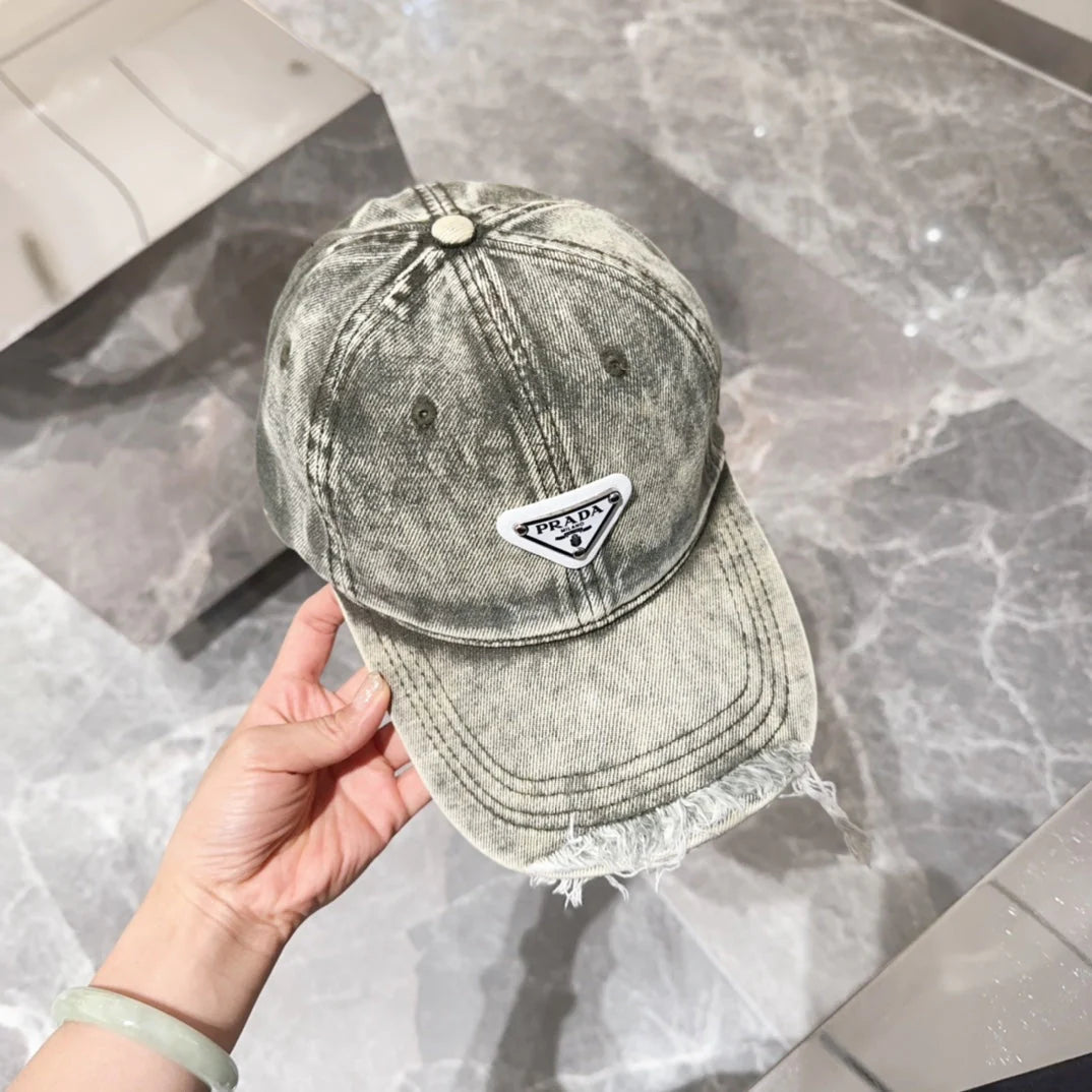 2024   Triangle Label Cowboy Baseball Cap