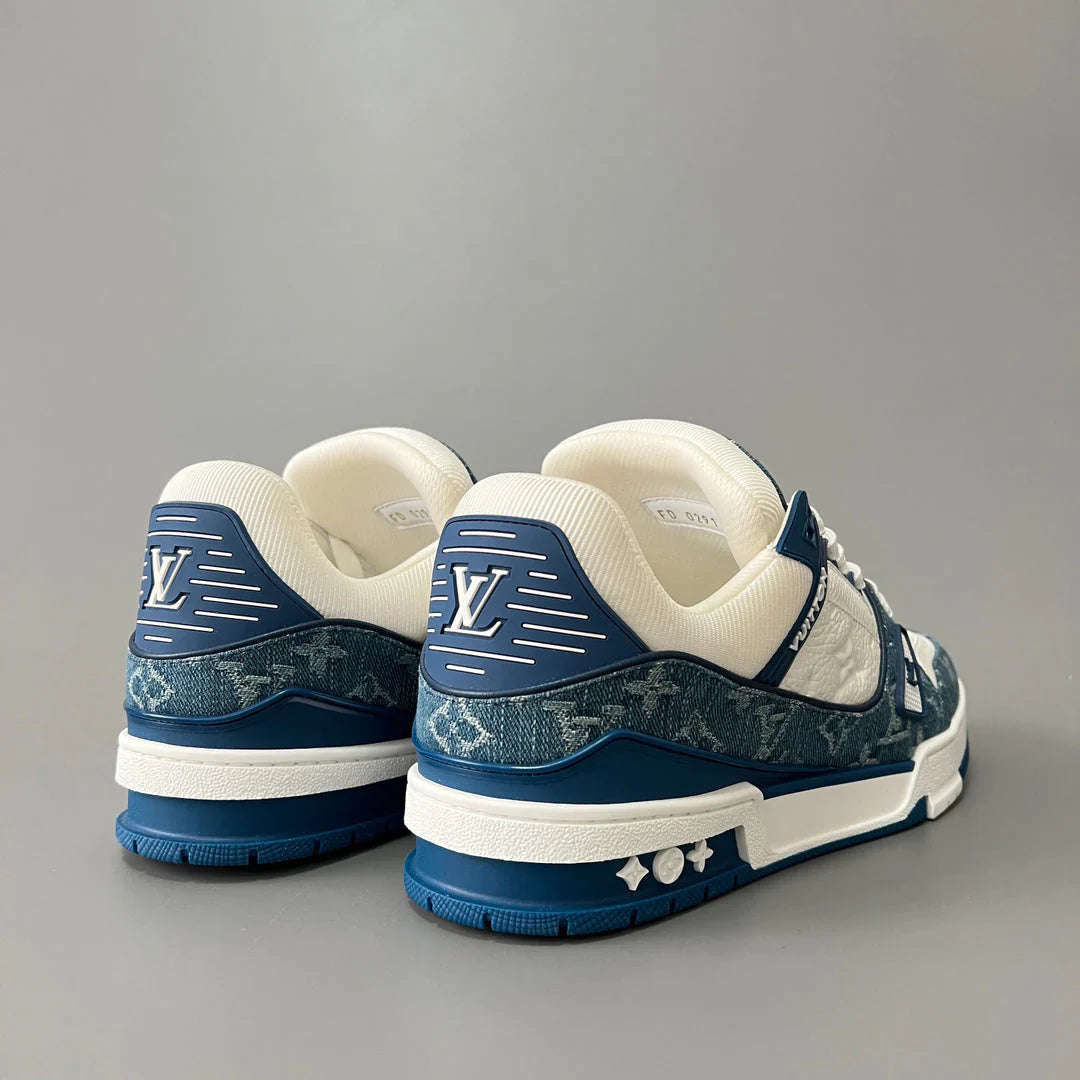 Denim shoes with brand logo on the side