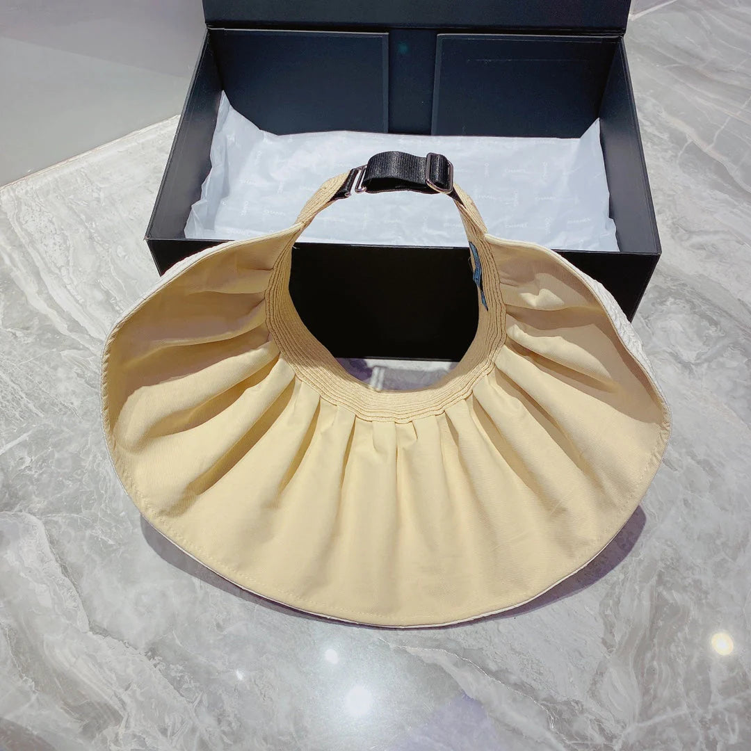 Foldable Crinkled Cloth Grass Patch Cap
