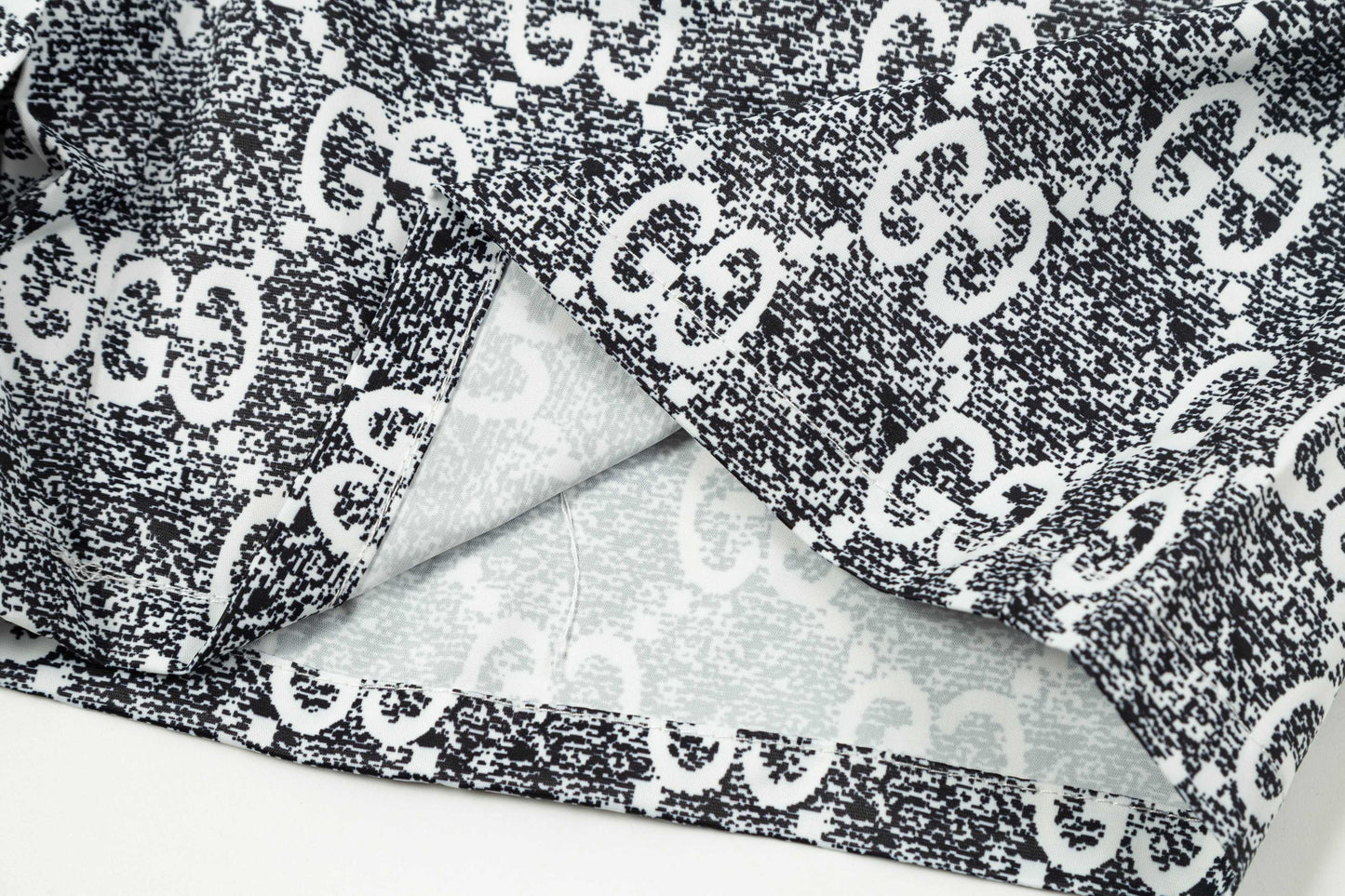 250313 New fashion gradient full print shorts