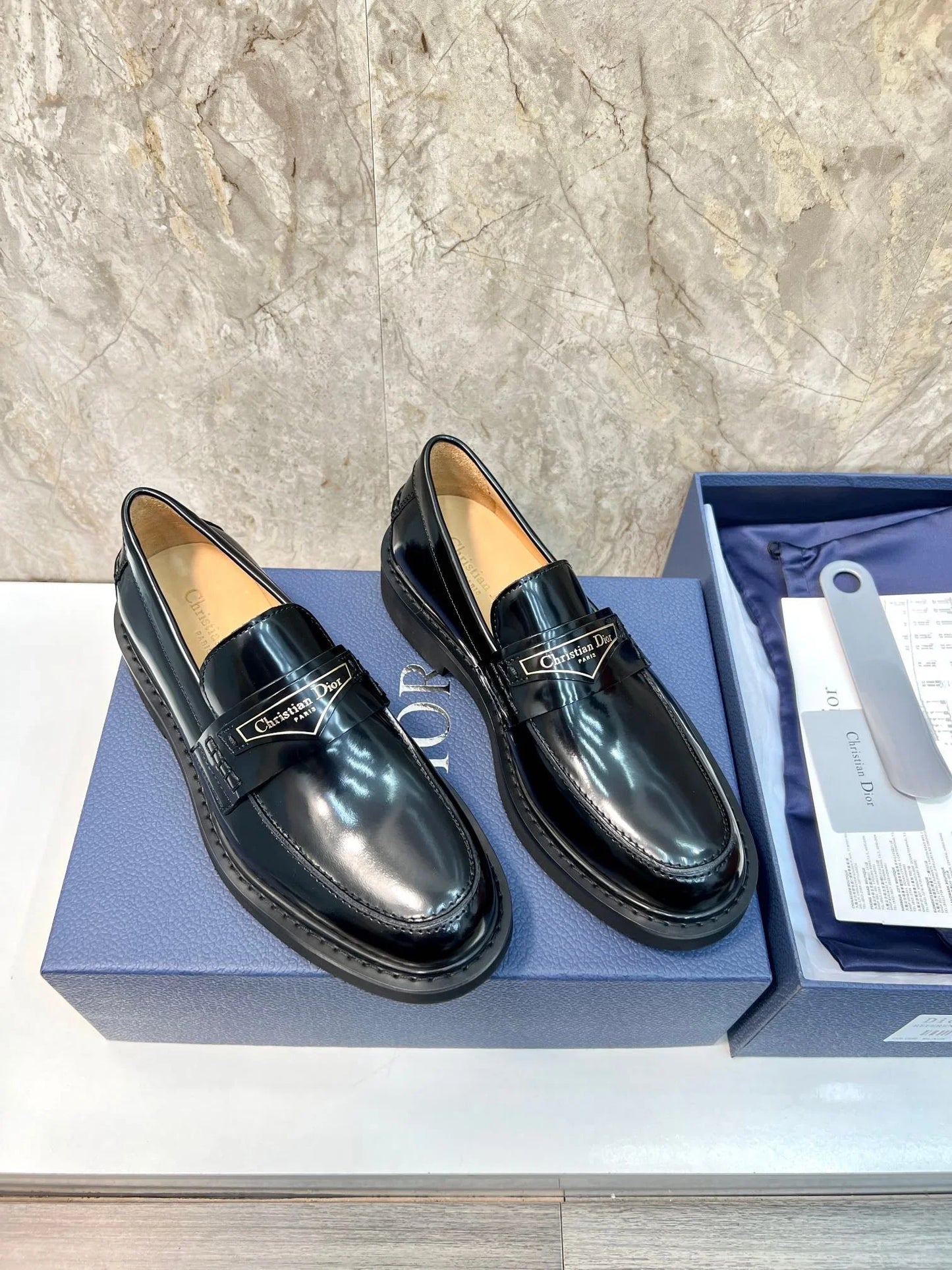 D Brogues Derby Leather Shoes