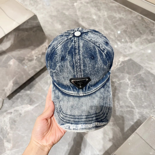 2024   Triangle Label Cowboy Baseball Cap
