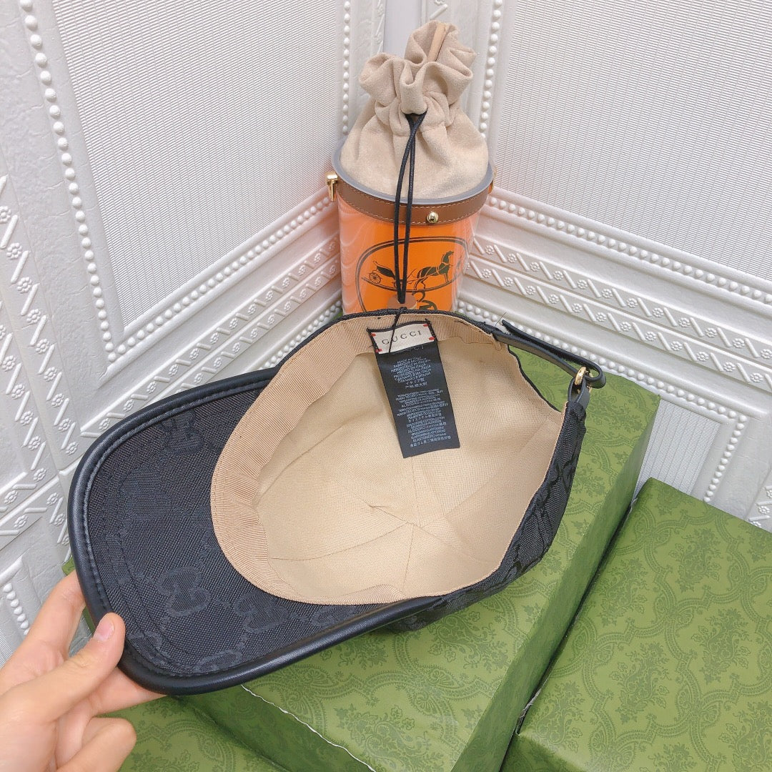 Classic Leather Bound Baseball Cap