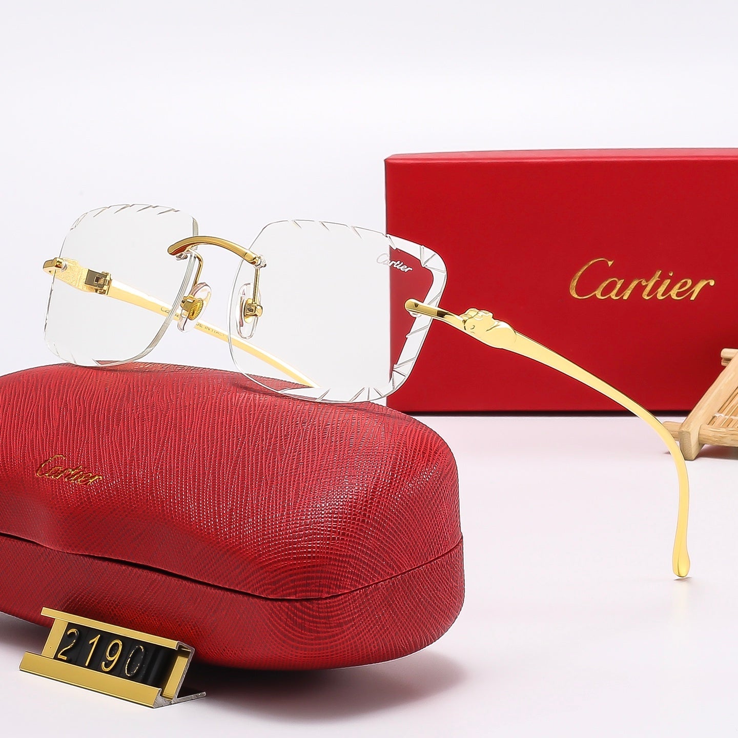 Fashion Square Frameless Sunglasses 2190