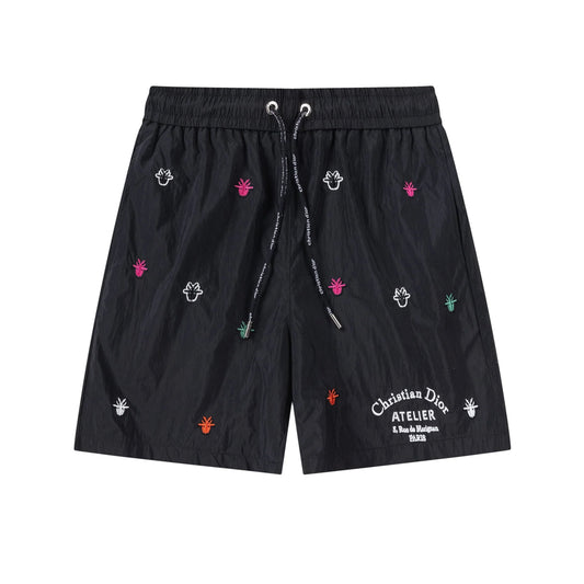 250313 New high quality dark print shorts