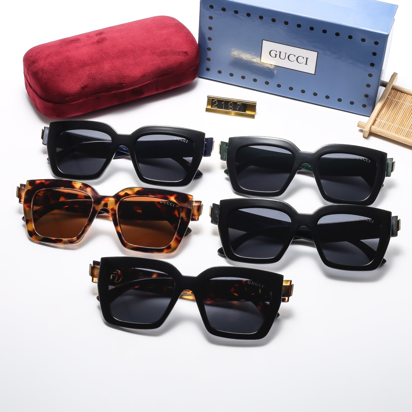 Square Frame Sunglasses 2197